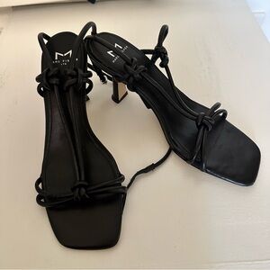 Marc fisher Black Strappy Heels